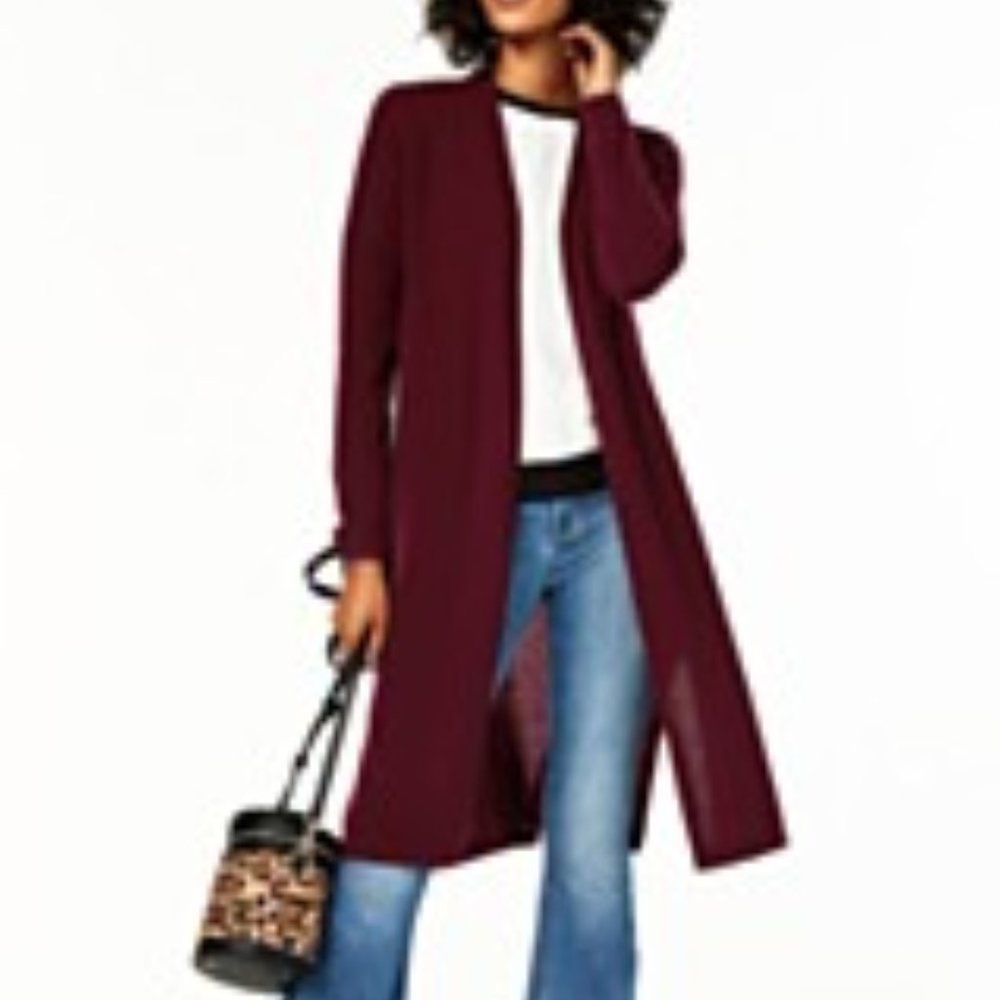 100% Cashmere Duster/Sweater - Charter Club size M